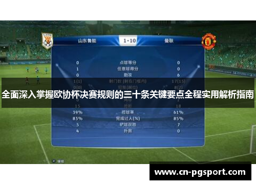 全面深入掌握欧协杯决赛规则的三十条关键要点全程实用解析指南 全面深入掌握欧协杯决赛规则的三十条关键要点全程实用解析指南